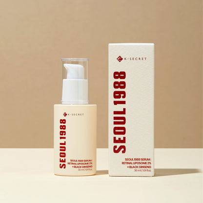 K-SECRET SEOUL -1988 Serum : Retinal Liposome 2% + Black Ginseng - Willow and HoneyB