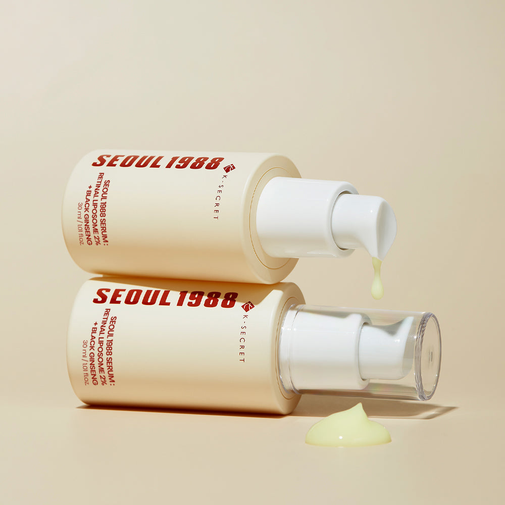 K-SECRET SEOUL -1988 Serum : Retinal Liposome 2% + Black Ginseng - Willow and HoneyB