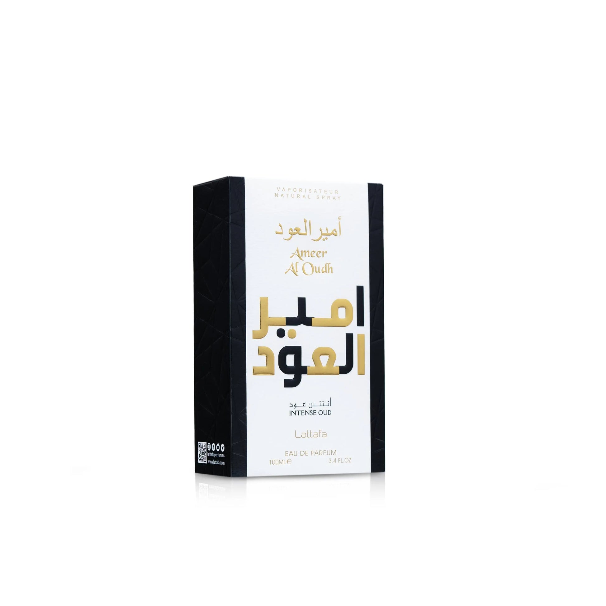 Lattafa -Ameer Al Oudh Intense Oud Eau De Parfum for Men - Willow and HoneyB