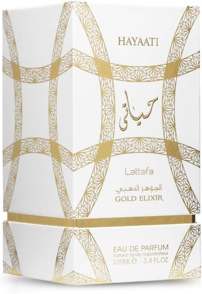 Lattafa -Hayaati Gold Elixir Eau de Parfum for Unisex - Willow and HoneyB