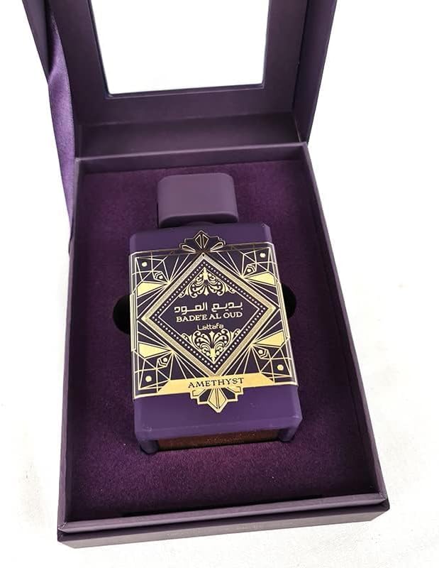 Lattafa -Bade'e Al Oud Amethyst Eau de Parfum for Unisex - Willow and HoneyB