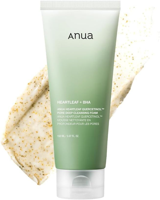 ANUA -Heartleaf Quercetinol Pore Deep Cleansing Foam - Willow and HoneyB