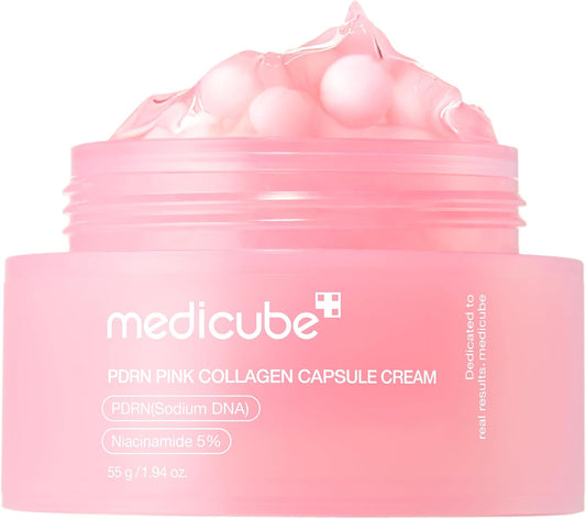 medicube -Salmon DNA PDRN Pink Collagen Capsule Cream - Willow and HoneyB