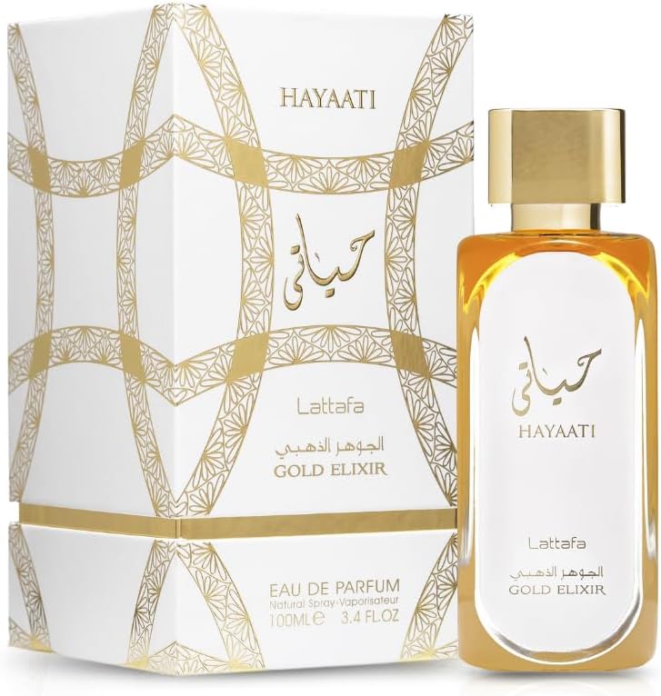 Lattafa -Hayaati Gold Elixir Eau de Parfum for Unisex - Willow and HoneyB