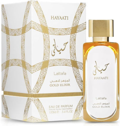 Lattafa -Hayaati Gold Elixir Eau de Parfum for Unisex - Willow and HoneyB