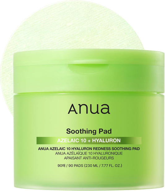 ANUA -Azelaic 10+ Hyaluronic Redness Soothing Pad - Willow and HoneyB