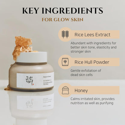 Beauty of Joseon -Ground Rice and Honey Glow Mask - Willow and HoneyB