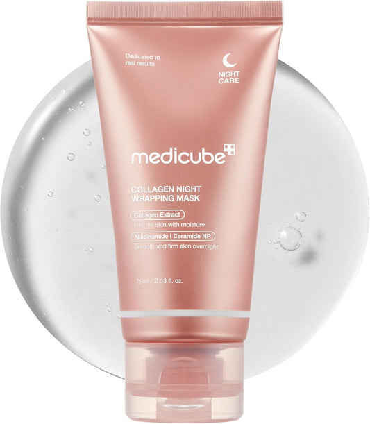 medicube -Collagen Overnight Wrapping Peel Off Facial Mask - Willow and HoneyB