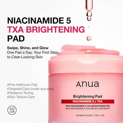 ANUA -Niacinamide 5 + TXA Brightening Pads - Willow and HoneyB