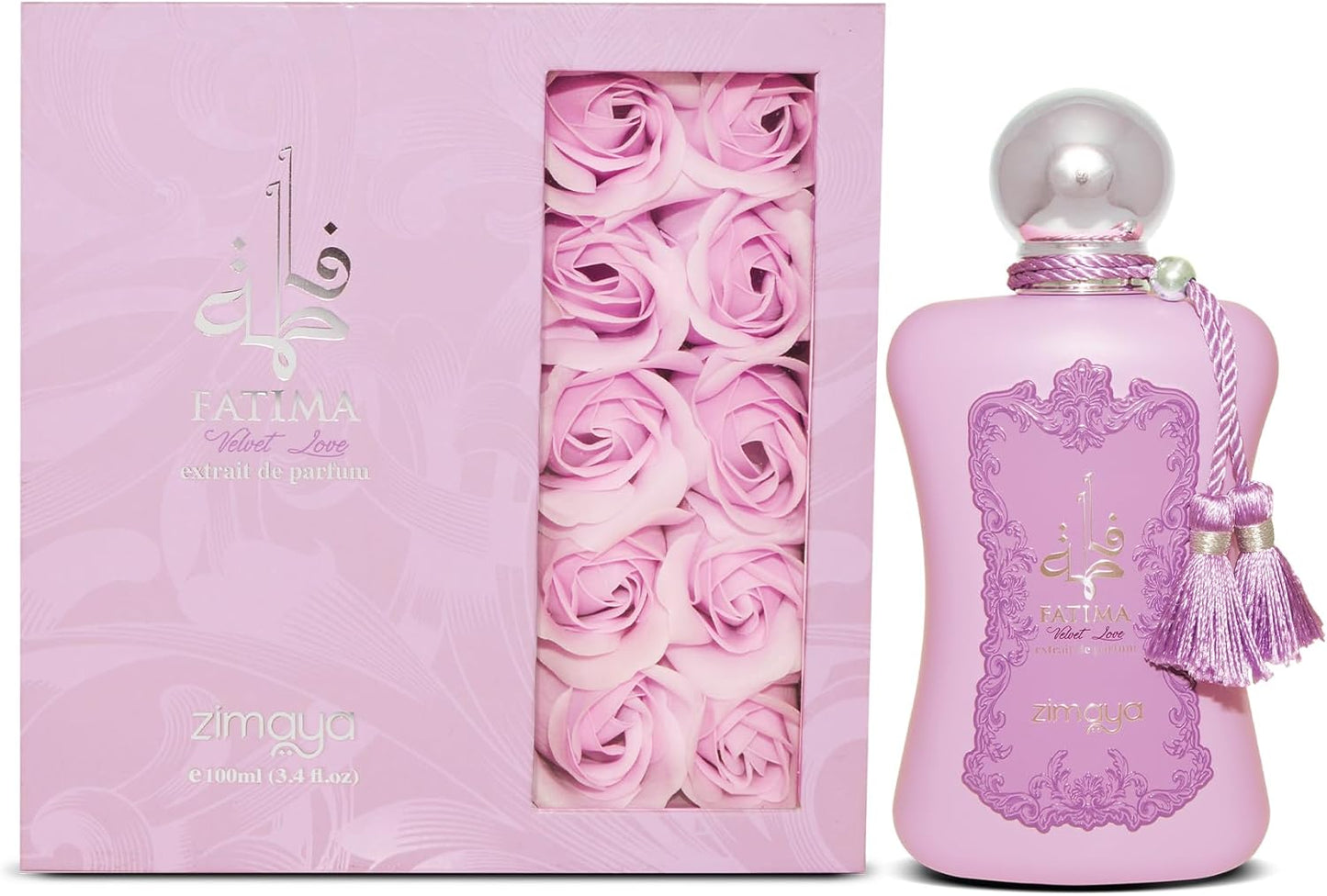 AFNAN -Zimaya Fatima velvet love Eau De Parfum for Women - Willow and HoneyB