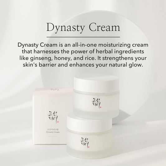 Beauty of Joseon -Dynasty Cream Korean Face Moisturizer Rice Ginseng - Willow and HoneyB